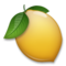 Lemon emoji on LG